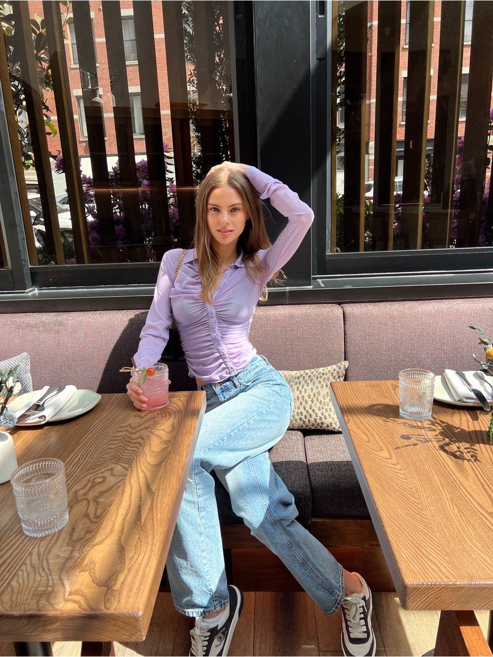 Mistress Rocks Lilac Top